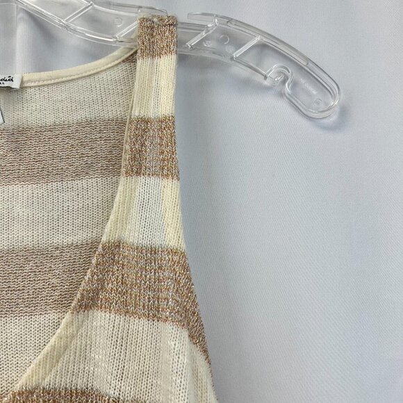 Splendid Womens Multicolor Striped Knitted Glitter Pullover Tank Top Size XS - Picture 4 of 8